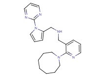 1-[2-(1-azocanyl)-3-pyridinyl]-N-{[1-(2-pyrimidinyl)-1H-pyrrol-2-yl]methyl}methanamine