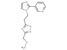 3-(1-{2-[3-(methoxymethyl)-1,2,4-oxadiazol-5-yl]ethyl}-1H-imidazol-2-yl)pyridine