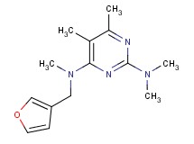N~4~-(3-furylmethyl)-N~2~,N~2~,N~4~,5,6-pentamethylpyrimidine-2,4-diamine