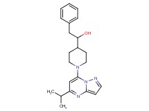 1-[1-(5-isopropylpyrazolo[1,5-a]pyrimidin-7-yl)piperidin-4-yl]-2-phenylethanol