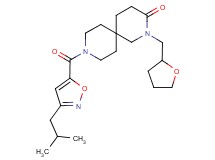 9-[(3-isobutylisoxazol-5-yl)carbonyl]-2-(tetrahydrofuran-2-ylmethyl)-2,9-diazaspiro[5.5]undecan-3-one