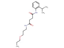 N-(2-isopropylphenyl)-N'-(3-propoxypropyl)succinamide