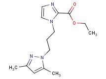ethyl 1-[3-(3,5-dimethyl-1H-pyrazol-1-yl)propyl]-1H-imidazole-2-carboxylate