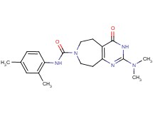 2-(dimethylamino)-N-(2,4-dimethylphenyl)-4-oxo-3,4,5,6,8,9-hexahydro-7H-pyrimido[4,5-d]azepine-7-carboxamide