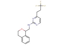 N-(3,4-dihydro-1H-isochromen-1-ylmethyl)-4-(3,3,3-trifluoropropyl)pyrimidin-2-amine