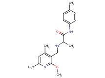 2-{[(2-methoxy-4,6-dimethylpyridin-3-yl)methyl]amino}-N-(4-methylphenyl)propanamide