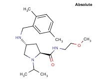 (4R)-4-[(2,5-dimethylbenzyl)amino]-1-isopropyl-N-(2-methoxyethyl)-L-prolinamide