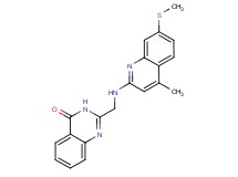 2-({[4-methyl-7-(methylthio)quinolin-2-yl]amino}methyl)quinazolin-4(3H)-one