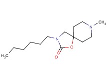 3-hexyl-8-methyl-1-oxa-3,8-diazaspiro[4.5]decan-2-one