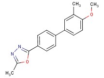 2-(4'-methoxy-3'-methylbiphenyl-4-yl)-5-methyl-1,3,4-oxadiazole