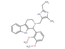 1-(2,3-dimethoxyphenyl)-2-[(2-ethyl-4-methyl-1H-imidazol-5-yl)methyl]-2,3,4,9-tetrahydro-1H-beta-carboline