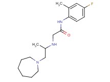 2-[(2-azepan-1-yl-1-methylethyl)amino]-N-(4-fluoro-2-methylphenyl)acetamide