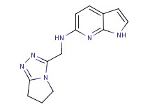 N-(6,7-dihydro-5H-pyrrolo[2,1-c][1,2,4]triazol-3-ylmethyl)-1H-pyrrolo[2,3-b]pyridin-6-amine