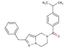 2-benzyl-5-(4-isopropylbenzoyl)-4,5,6,7-tetrahydropyrazolo[1,5-a]pyrazine