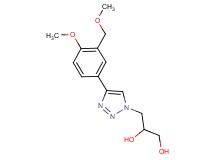 3-{4-[4-methoxy-3-(methoxymethyl)phenyl]-1H-1,2,3-triazol-1-yl}propane-1,2-diol