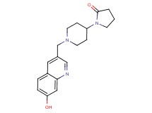 1-{1-[(7-hydroxyquinolin-3-yl)methyl]piperidin-4-yl}pyrrolidin-2-one