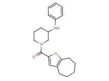 N-phenyl-1-(5,6,7,8-tetrahydro-4H-cyclohepta[b]thien-2-ylcarbonyl)-3-piperidinamine