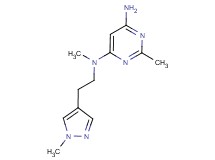 N,2-dimethyl-N-[2-(1-methyl-1H-pyrazol-4-yl)ethyl]pyrimidine-4,6-diamine