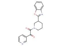 2-[3-(1,3-benzoxazol-2-yl)piperidin-1-yl]-2-oxo-1-pyridin-3-ylethanone