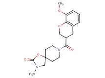 8-[(8-methoxy-3,4-dihydro-2H-chromen-3-yl)carbonyl]-3-methyl-1-oxa-3,8-diazaspiro[4.5]decan-2-one