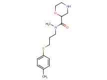 N-methyl-N-{3-[(4-methylphenyl)thio]propyl}-2-morpholinecarboxamide hydrochloride