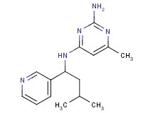6-methyl-N~4~-(3-methyl-1-pyridin-3-ylbutyl)pyrimidine-2,4-diamine