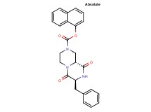 1-naphthyl (7S,9aR)-7-benzyl-6,9-dioxooctahydro-2H-pyrazino[1,2-a]pyrazine-2-carboxylate