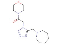 1-({1-[2-(4-morpholinyl)-2-oxoethyl]-1H-tetrazol-5-yl}methyl)azepane