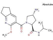(2S,4R)-4-amino-N-isopropyl-1-[(2-methoxy-6,7-dihydro-5H-cyclopenta[b]pyridin-3-yl)carbonyl]pyrrolidine-2-carboxamide