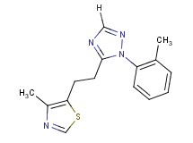 1-(2-methylphenyl)-5-[2-(4-methyl-1,3-thiazol-5-yl)ethyl]-1H-1,2,4-triazole