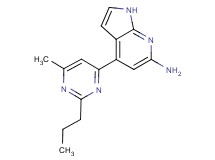 4-(6-methyl-2-propylpyrimidin-4-yl)-1H-pyrrolo[2,3-b]pyridin-6-amine