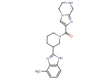 2-{[3-(4-methyl-1H-benzimidazol-2-yl)-1-piperidinyl]carbonyl}-5,6,7,8-tetrahydroimidazo[1,2-a]pyrazine