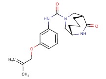 (1S*,5R*)-N-{3-[(2-methylprop-2-en-1-yl)oxy]phenyl}-10-oxo-3,9-diazabicyclo[3.3.2]decane-3-carboxamide