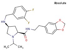 (4S)-N-[2-(1,3-benzodioxol-5-yl)ethyl]-4-[(3,4-difluorobenzyl)amino]-1-isopropyl-L-prolinamide