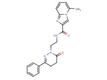 5-methyl-N-[2-(6-oxo-3-phenyl-5,6-dihydropyridazin-1(4H)-yl)ethyl]imidazo[1,2-a]pyridine-2-carboxamide