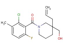[3-allyl-1-(2-chloro-6-fluoro-3-methylbenzoyl)-3-piperidinyl]methanol