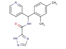 N-[(2,4-dimethylphenyl)(pyridin-3-yl)methyl]-1H-1,2,4-triazole-5-carboxamide