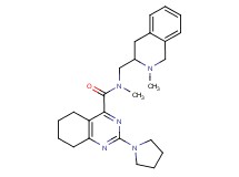 N-methyl-N-[(2-methyl-1,2,3,4-tetrahydro-3-isoquinolinyl)methyl]-2-(1-pyrrolidinyl)-5,6,7,8-tetrahydro-4-quinazolinecarboxamide