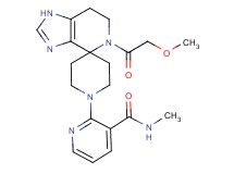 2-[5-(methoxyacetyl)-1,5,6,7-tetrahydro-1'H-spiro[imidazo[4,5-c]pyridine-4,4'-piperidin]-1'-yl]-N-methylnicotinamide