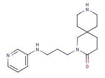 2-[3-(3-pyridinylamino)propyl]-2,9-diazaspiro[5.5]undecan-3-one dihydrochloride