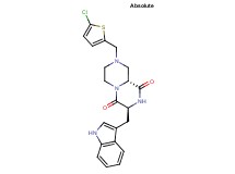 (3S,9aR)-8-[(5-chloro-2-thienyl)methyl]-3-(1H-indol-3-ylmethyl)tetrahydro-2H-pyrazino[1,2-a]pyrazine-1,4(3H,6H)-dione
