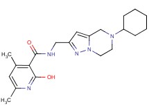 N-[(5-cyclohexyl-4,5,6,7-tetrahydropyrazolo[1,5-a]pyrazin-2-yl)methyl]-2-hydroxy-4,6-dimethylnicotinamide