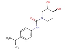 (3S*,4S*)-3,4-dihydroxy-N-(4-isopropylphenyl)piperidine-1-carboxamide