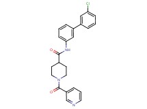 N-(3'-chloro-3-biphenylyl)-1-(3-pyridinylcarbonyl)-4-piperidinecarboxamide
