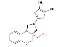 [(3aS*,9bS*)-2-(4,5-dimethyl-1,3-thiazol-2-yl)-1,2,3,9b-tetrahydrochromeno[3,4-c]pyrrol-3a(4H)-yl]methanol
