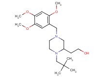 2-[1-(2,2-dimethylpropyl)-4-(2,4,5-trimethoxybenzyl)-2-piperazinyl]ethanol