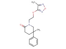 5-methyl-1-{2-[(4-methyl-1,2,5-oxadiazol-3-yl)oxy]ethyl}-5-phenylpiperidin-2-one