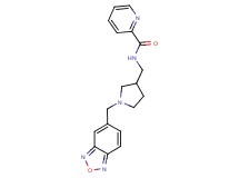 N-{[1-(2,1,3-benzoxadiazol-5-ylmethyl)pyrrolidin-3-yl]methyl}pyridine-2-carboxamide