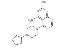 4-(4-cyclopentylpiperazin-1-yl)-5,7-dimethylpyrido[2,3-d]pyrimidine