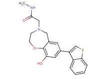 2-[7-(1-benzothien-3-yl)-9-hydroxy-2,3-dihydro-1,4-benzoxazepin-4(5H)-yl]-N-methylacetamide
